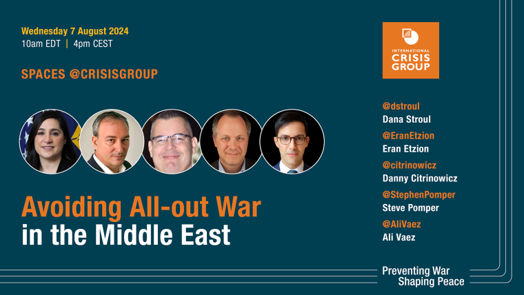 Avoiding all-out war in the Middle East